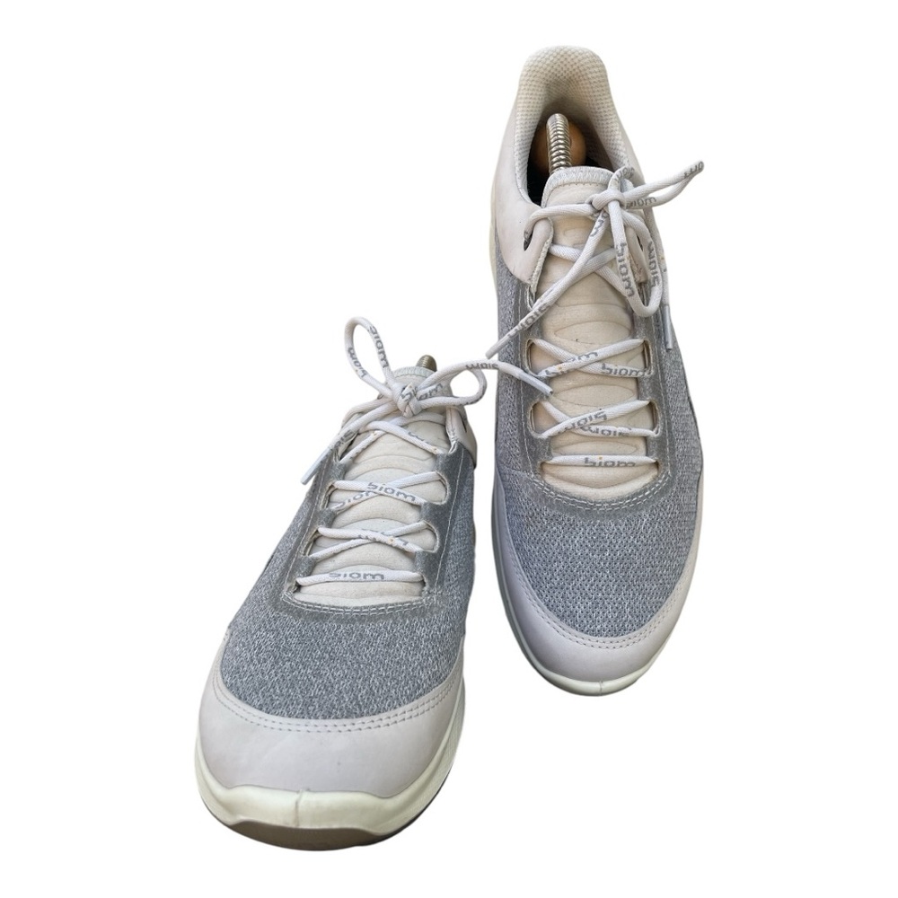 ECCO BIOM Fjuel Women's Sneakers – White/Gray – Size 9 (EU 40, UK 7) - Picture 9 of 10